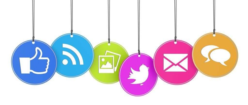 Facebook, Instagram, LinkedIn, and YouTube