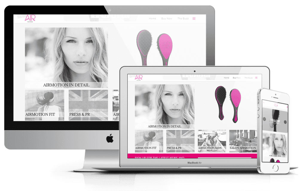 Airmotion Pro Website Development