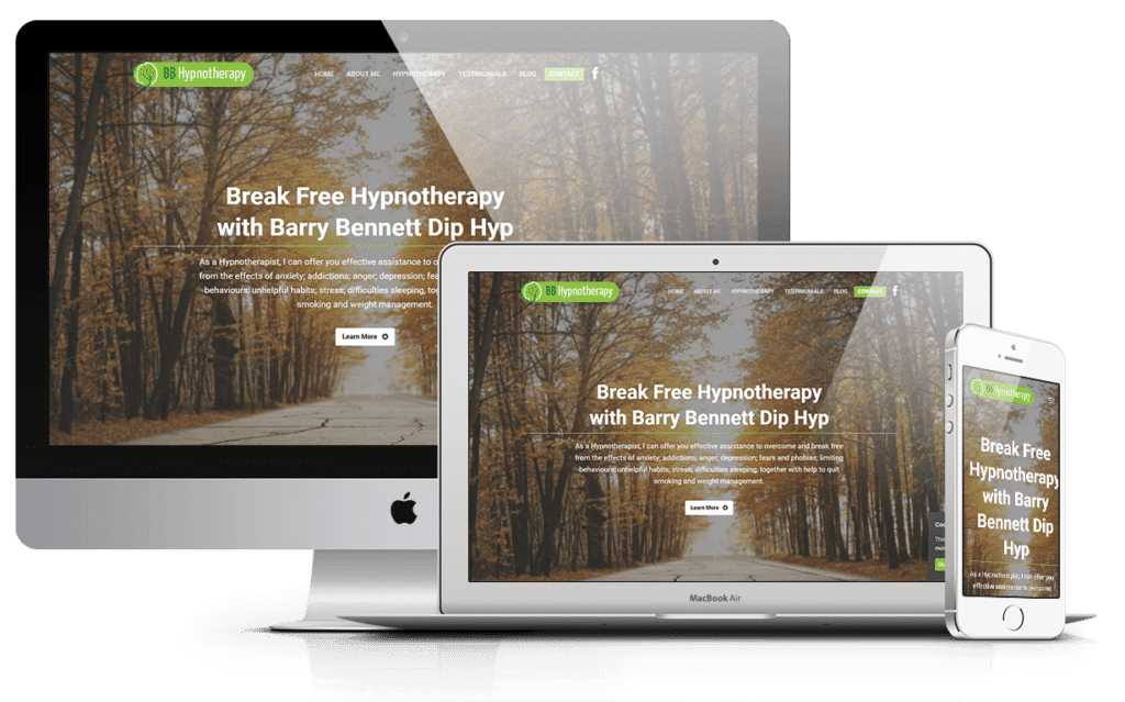 BB Hypnotherapy Website Development