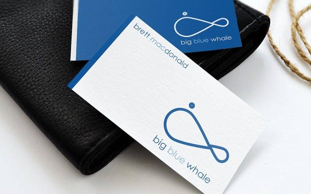 Big Blue Whale Logo Design