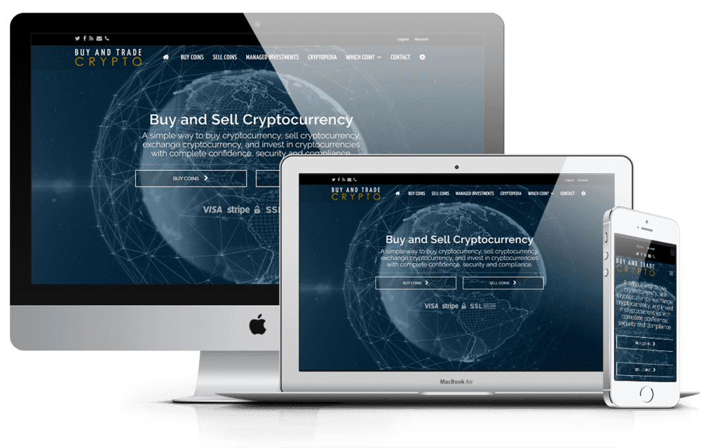 Buy and Trade Crypto Currency Website Development