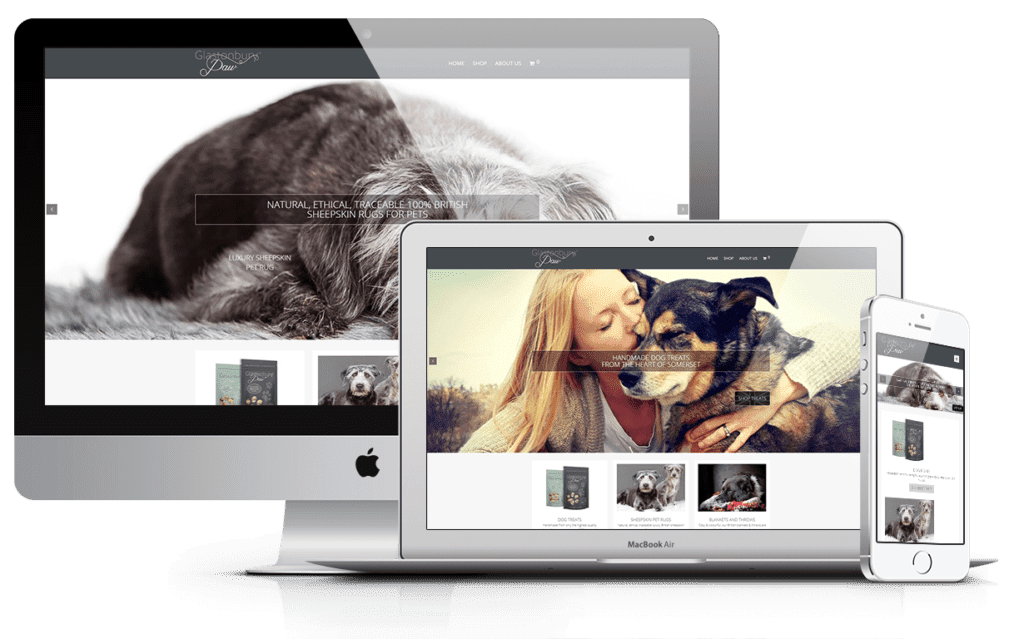 Glastonbury Paw Website Development