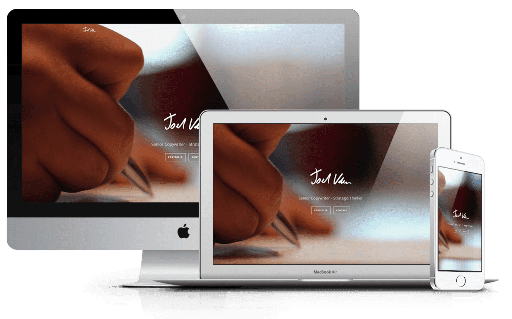 Joel Uden Website Development