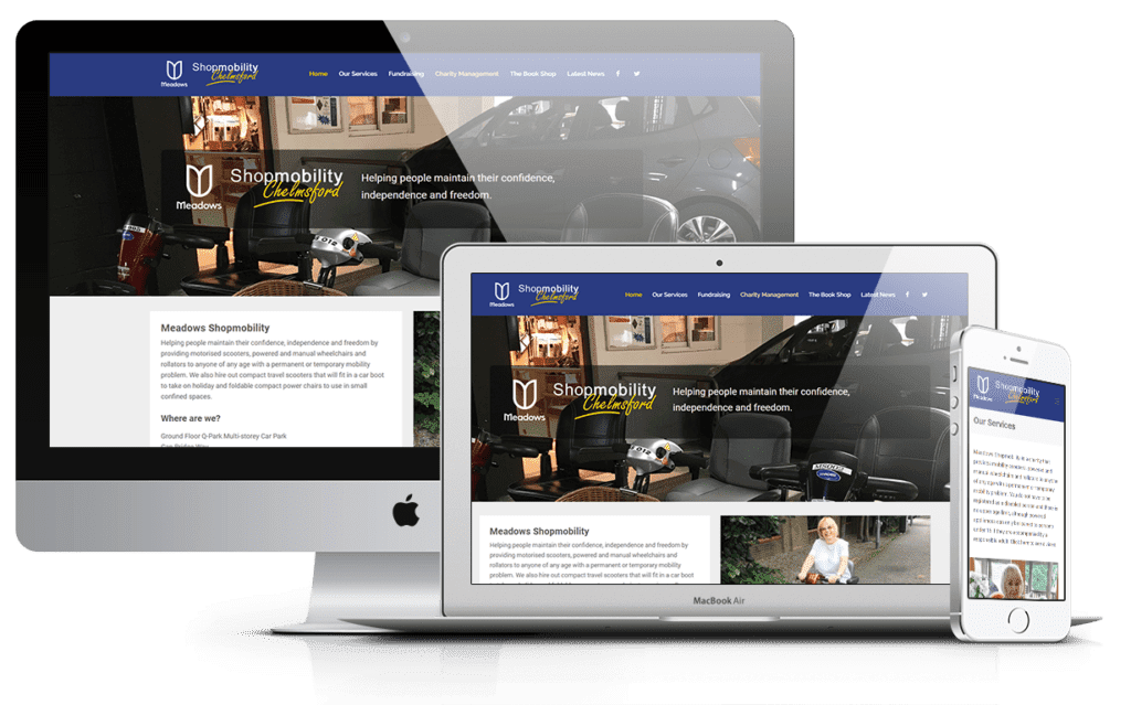 Meadows Shopmobility Website Development