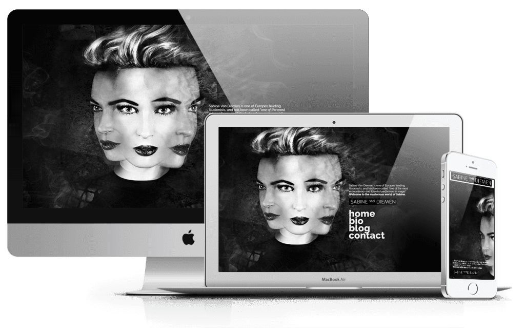 Sabine Vandieman Website Development