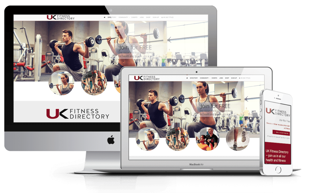UK Fitness Directory Website Development