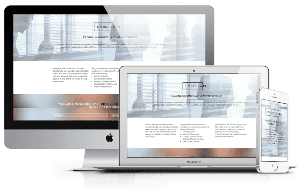 Umbrella PA Website Development