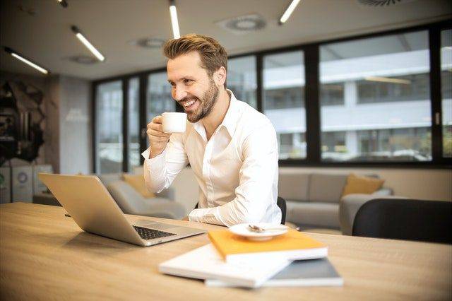 person working
