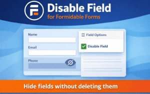 Disable Field for Formidable Forms